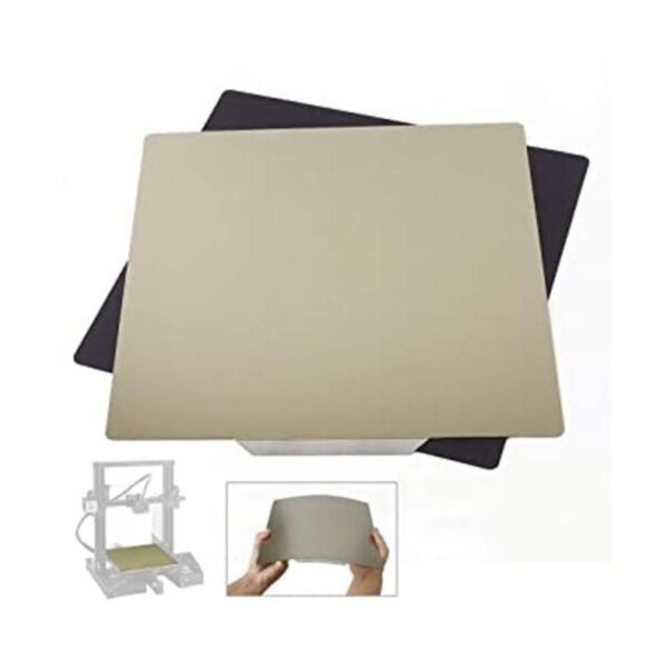 Ender Placa de cama PEI de acero con 3 resortes_1