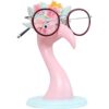 Bonito soporte para gafas con diseño de flamenco color rosa_1