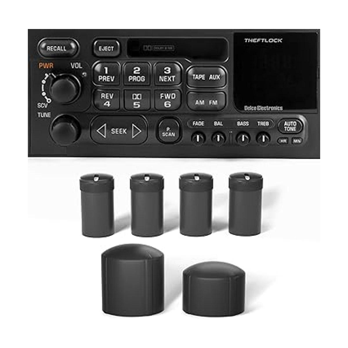 RDBS 6 piezas de control de volumen de radio estéreo Kit