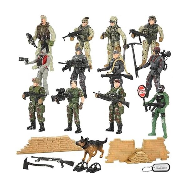 JOYIN 16 piezas de figuras militares de soldados de_4