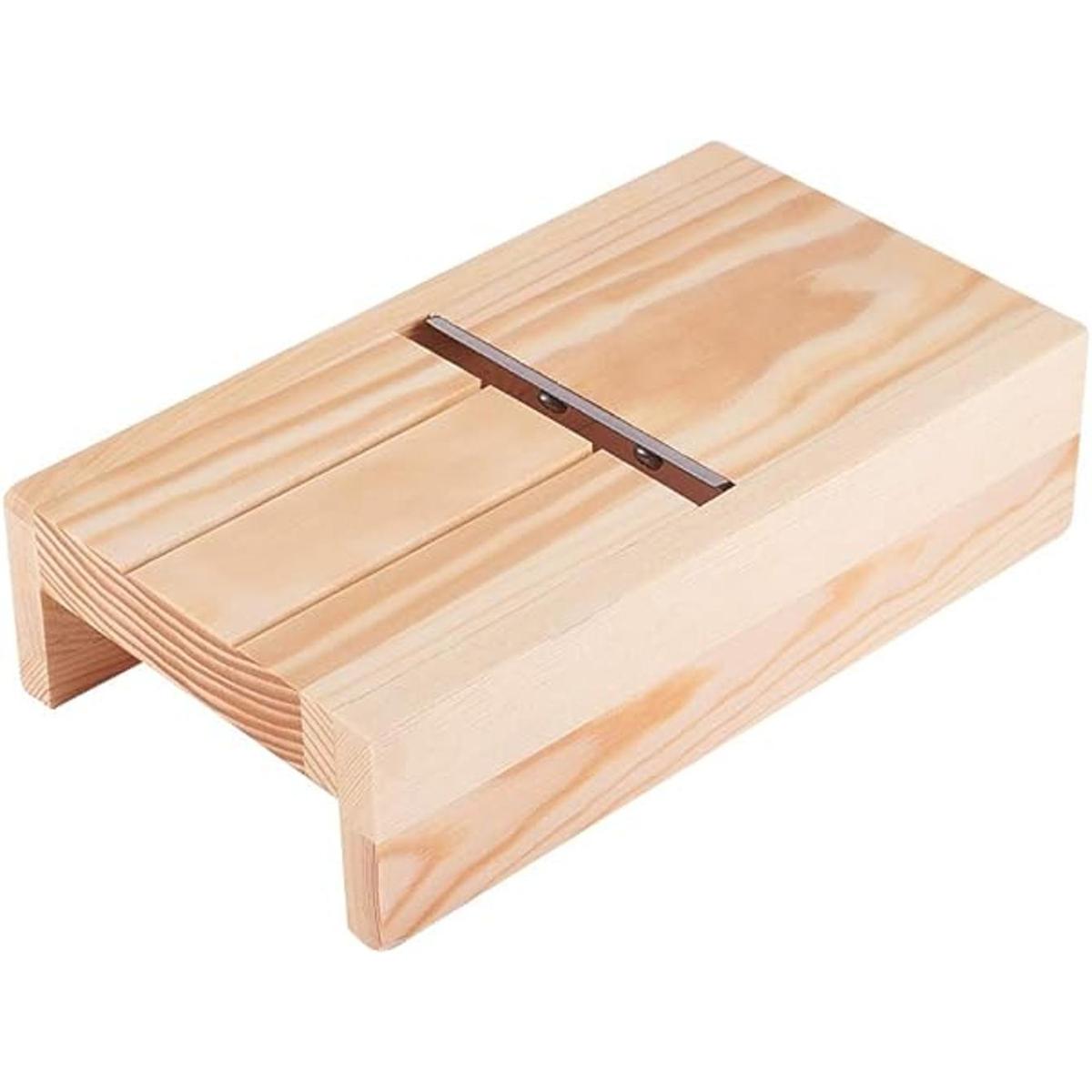 PH PandaHall Jabones de madera biseladora velas de
