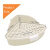 Hamiledyi Bunny Litter Pet Toilet Orinal Trainer Corner