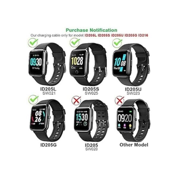 Cargador de reloj inteligente VeryFitPro Cable de carga_3