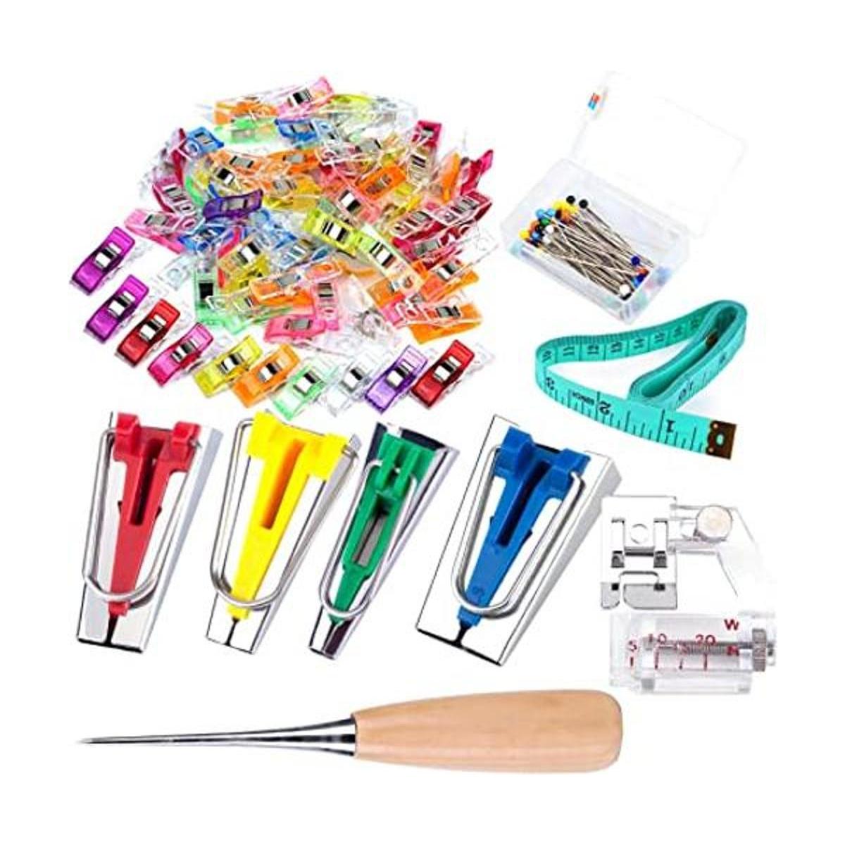 Kit de herramientas de cinta bies con instrucciones