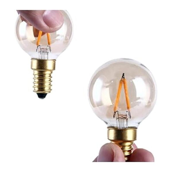 MD Lighting Bombillas LED Edison E14 1 W intensidad no