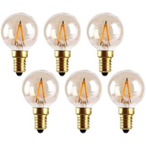 MD Lighting Bombillas LED Edison E14 1 W intensidad no