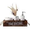 Comfify Caja de decoración de baño de estilo rústico