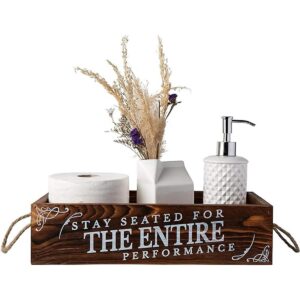Comfify Caja de decoración de baño de estilo rústico