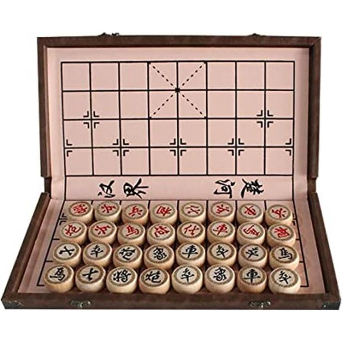 Luoyer Juego de ajedrez chino de 15 pulgadas con tablero