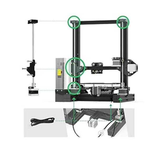 Ender 3 Accessories Dual Z Axis Kit de actualización de_3