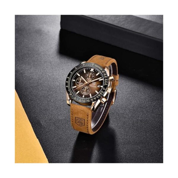 BENYAR Reloj de pulsera con cronógrafo analógico de_4