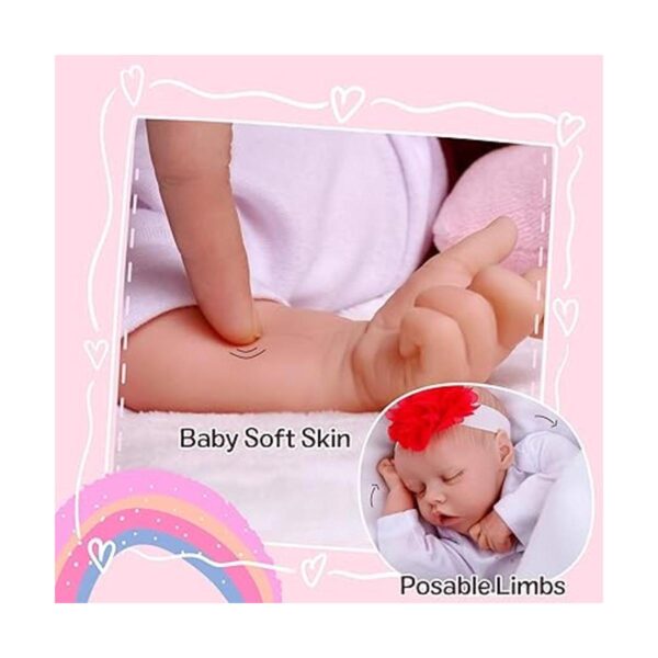 JIZHI Realistas muñecas reborn de bebés recién nacidos_3