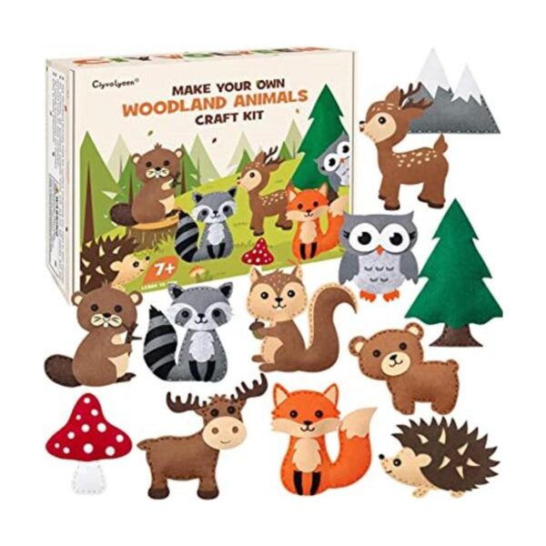 CiyvoLyeen Woodland Animals Craft Kit Forest Creatures DIY_1