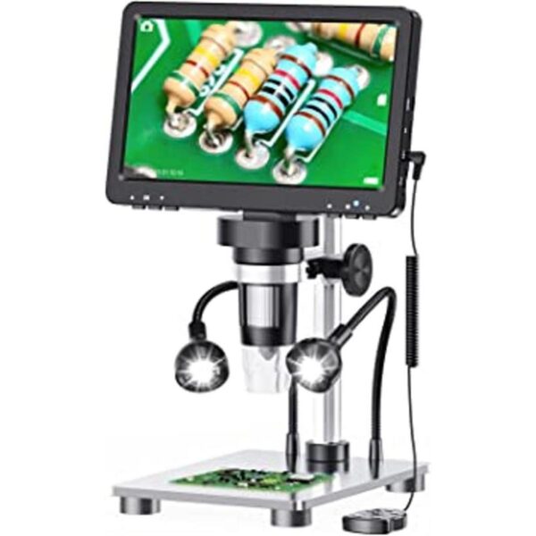 Elikliv EDM9 Microscopio digital LCD de 7 pulgadas 1200X_1