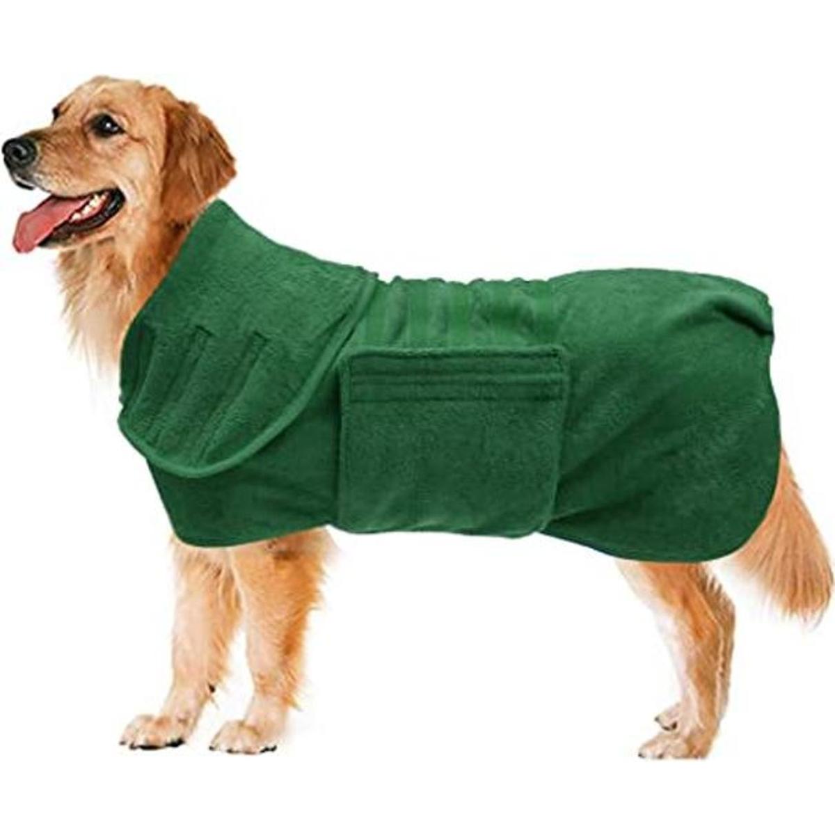 Geyecete Abrigo de secado para perros Bolsa de baño para