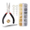 Anzlah Kit de fijación de joyería de anillos abiertos y