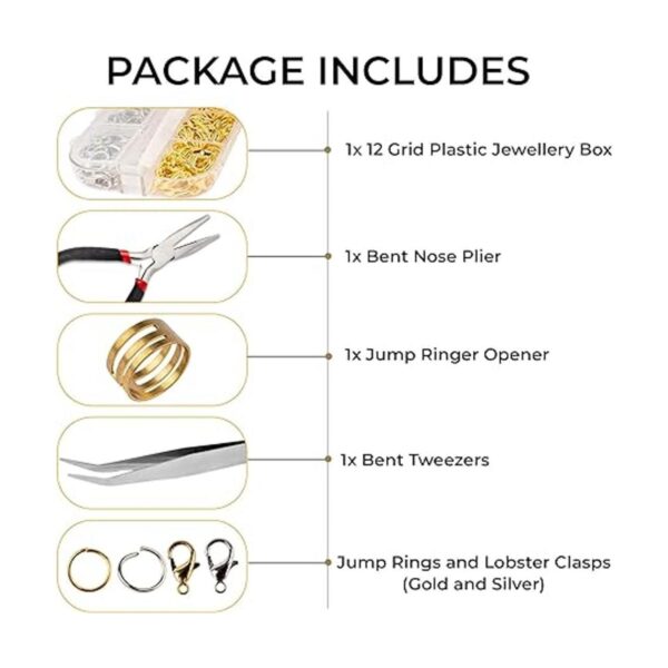 Anzlah Kit de fijación de joyería de anillos abiertos y