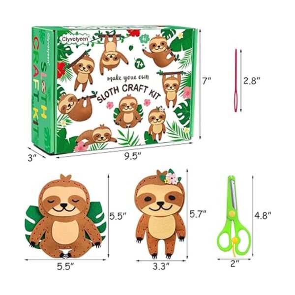 CiyvoLyeen Kit de costura de perezoso para manualidades de_2