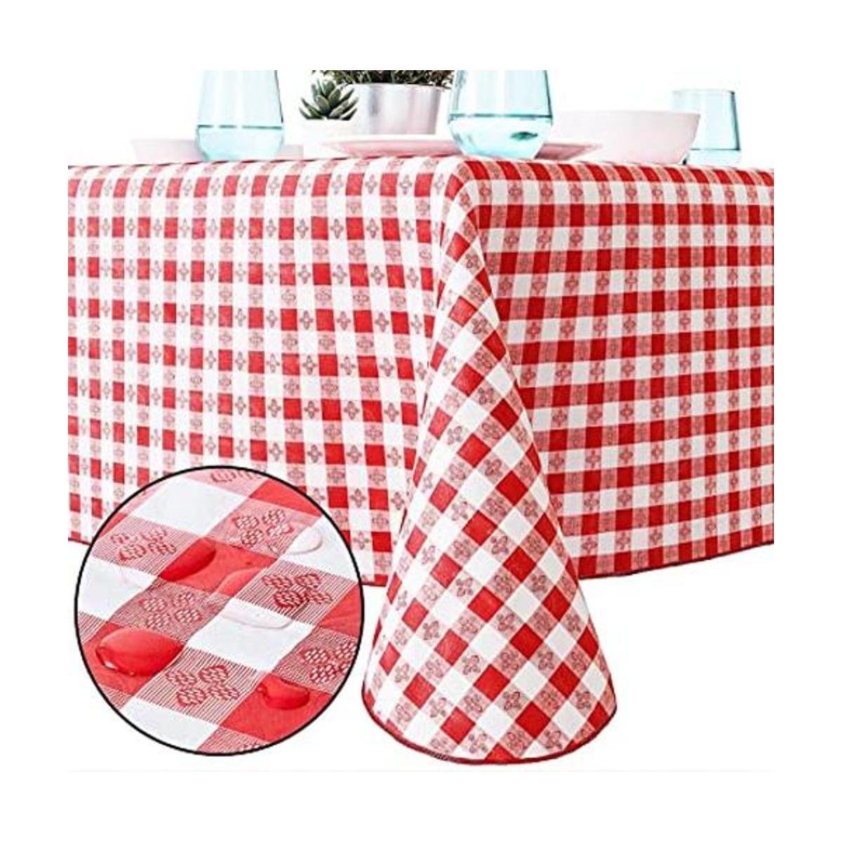 Mantel de vinilo resistente e impermeable de 52 x 70