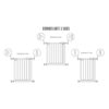 Protector de pared para extensor de puerta de bebé kit de_6