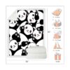 FairyShe Panda Manta de forro polar de sherpa suave_5