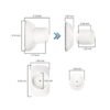 Protector de pared de extensión para puerta de bebé Kit_5