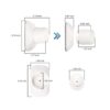 Protector de pared para extensor de puerta de bebé kit de_5