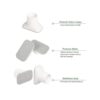 Protector de pared para extensor de puerta de bebé kit de_4