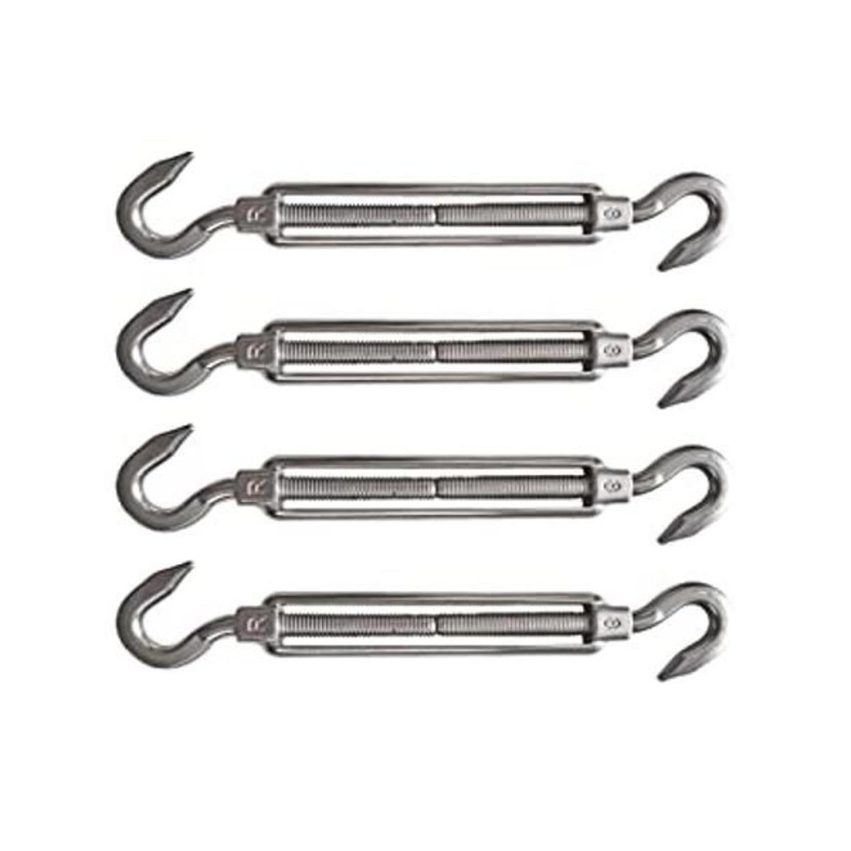 Hoomuda M8 Super Heavy Duty acero inoxidable 316 gancho a