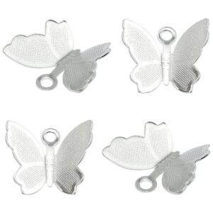 Lind Kitchen Abalorios de metal con forma de mariposa_1