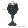 Cáliz de vino de dragón gótico medieval copa de cáliz de_6