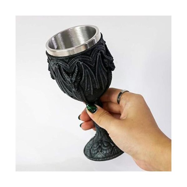 Cáliz de vino de dragón gótico medieval copa de cáliz de_5