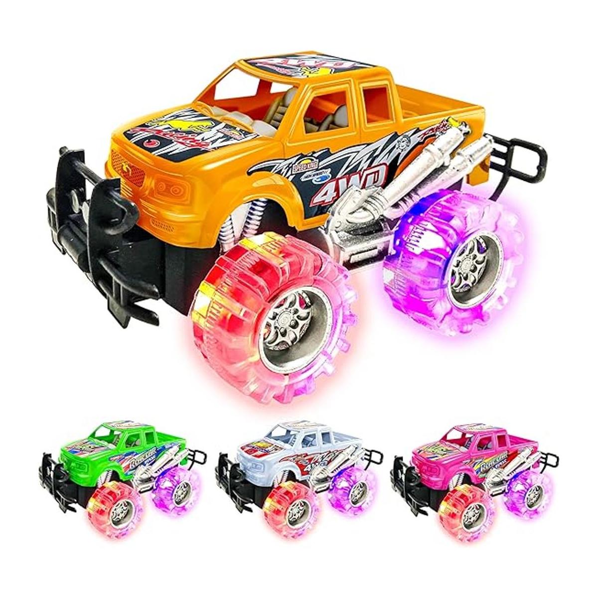 ArtCreativity Camiones monstruosos iluminados para niños