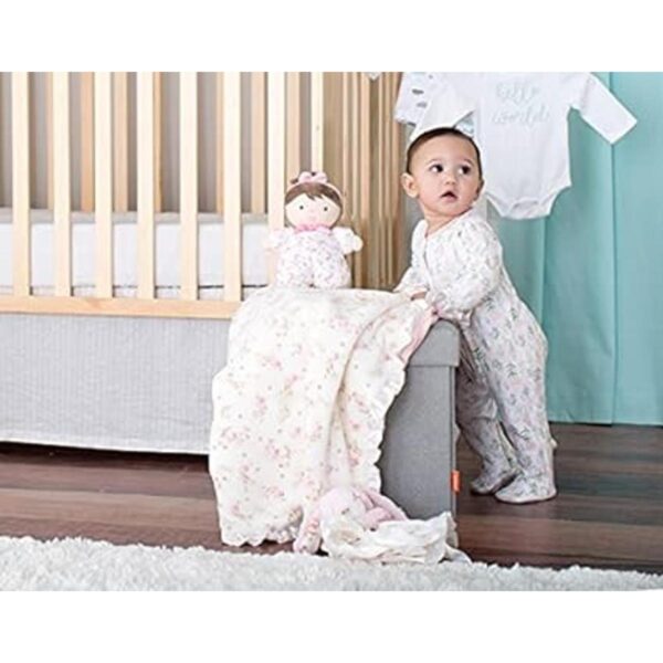 Little Me Muñeca de peluche con sonajero Jackie rosa_2