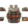 Mochila de cuero encerada para hombres militar táctica_3