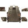 Mochila de cuero encerada para hombres militar táctica_4