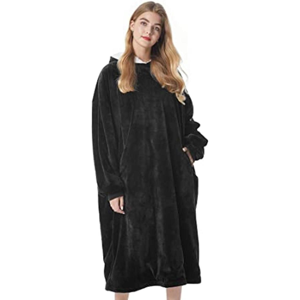 Felicigeely Sudadera con capucha de gran tamaño manta de