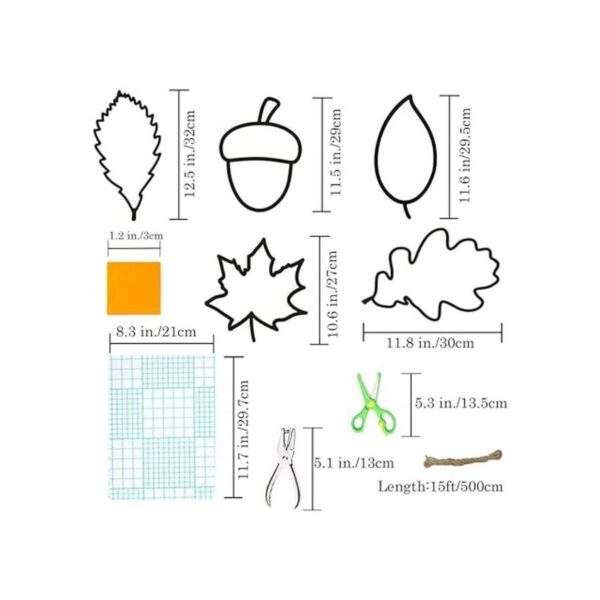 Atrapasueños de hojas de papel de seda para manualidades_3