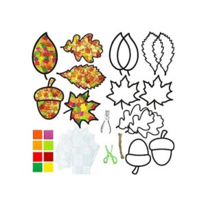 Atrapasueños de hojas de papel de seda para manualidades_1