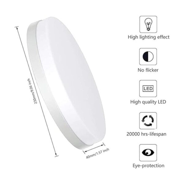 Ouyulong Lámpara de techo LED empotrada de 36 W 3240_5