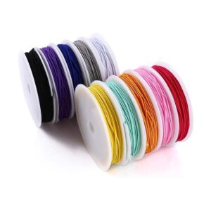 MAKERSLAND Cordón elástico para hacer joyas de 0.039 in