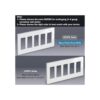 BESTTEN Placa de pared sin tornillos de 5 bandas cubierta_5