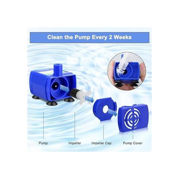 Comsmart Bomba de fuente de agua para mascotas reemplazo_4