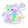 Houwsbaby Juguete de peluche musical LED para gatito con_1