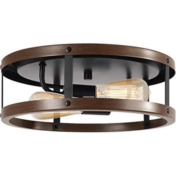 EAPUDUN FMA1138FBDT Lámpara de techo de madera de_1
