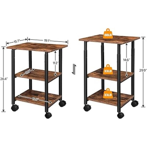HOOBRO Soporte para impresora mesa de impresora de 3_6