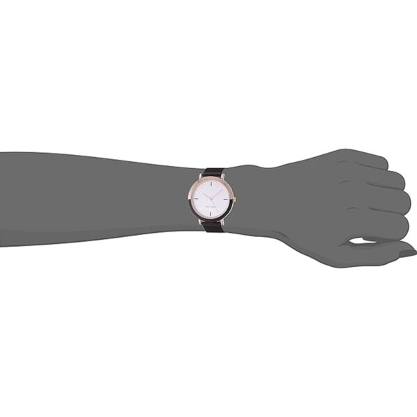 Nine West Reloj de pulsera de malla para mujer NW2515_3