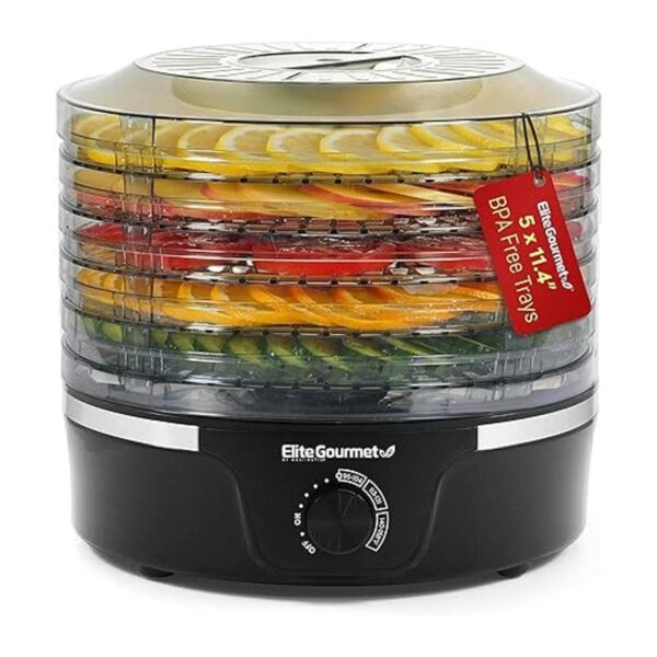 Elite Gourmet Deshidratador de alimentos EFD319_1