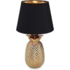 Navaris Lámpara de mesa de piña dorada Mini lámpara de_1