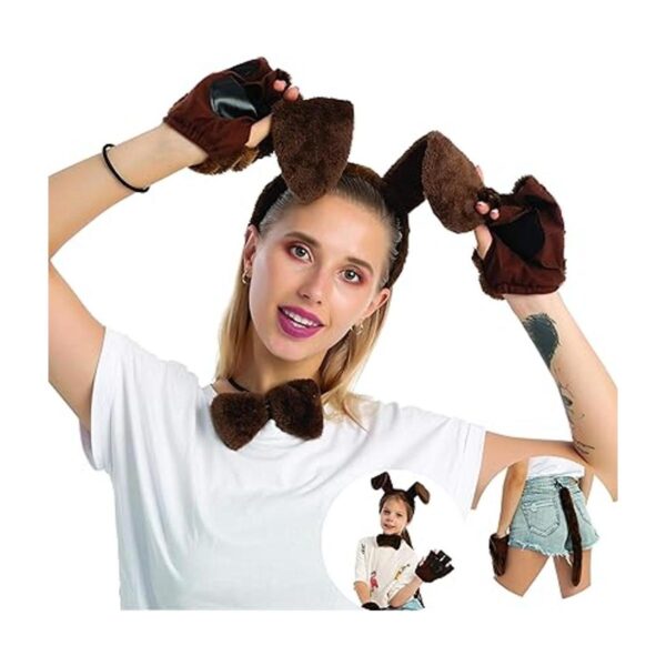 Juego de 5 accesorios para disfraz de perro y cachorro